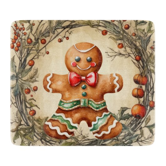 Weihnachtsgebäck Schneidebrett (Vorderseite)