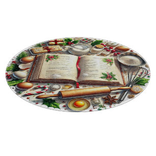 Weihnachtsgebäck Schneidebrett