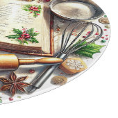 Weihnachtsgebäck Schneidebrett (Ecke)