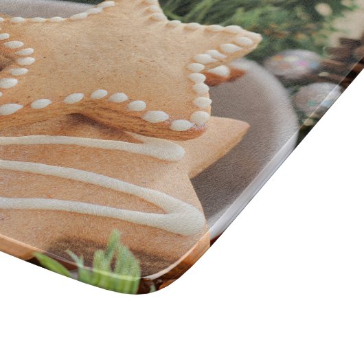 Weihnachtsgebäck Schneidebrett (Ecke)