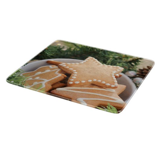 Weihnachtsgebäck Schneidebrett (Ecke)