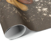 Weihnachtsgebäck Schokolade Kaffeelöffel Geschenkpapier (Rolleneckpunkt)