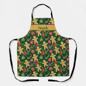 Weihnachtsgebäck Schürze (Vorderseite)