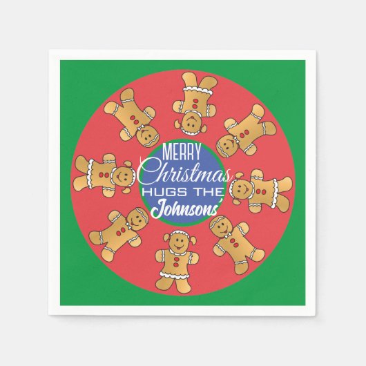 Weihnachtsgebäck Serviette (Vorderseite)