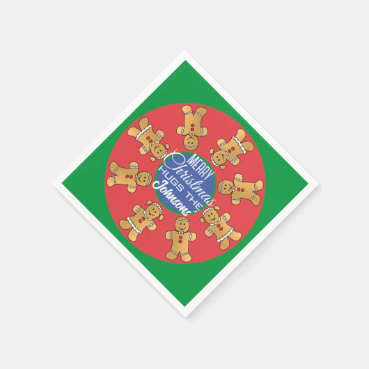 Weihnachtsgebäck Serviette (Ecke)