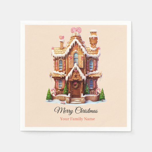 Weihnachtsgebäck Serviette (Vorderseite)