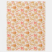 Weihnachtsgebäck & Snowman Gingerbrot Weihnachtske Fleecedecke (Vorderseite)