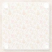 Weihnachtsgebäck & Snowman Gingerbrot Weihnachtske Glasuntersetzer (Rückseite)