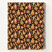 Weihnachtsgebäck & Snowman Gingerbrot Weihnachtske Notizblock (Rückseite)