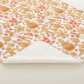 Weihnachtsgebäck & Snowman Gingerbrot Weihnachtske Sherpadecke (3/4)