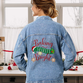 Weihnachtsgebäck Spirituosen Helles Feierlich Jeansjacke