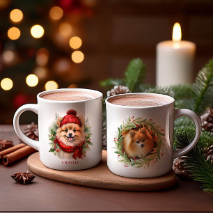 Weihnachtsgebäck Spitz Foto Kaffeetasse