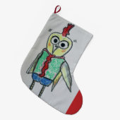 Weihnachtsgebäck Strumpf Großer Weihnachtsstrumpf (Vorderansicht (hängend))