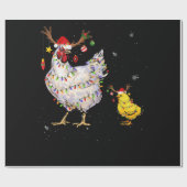 Weihnachtsgebäck T-Shirt Rentiere Weihnachtsbeleuc Geschenkpapier (Flach)