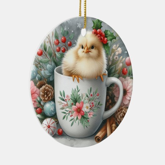 Weihnachtsgebäck Tasse Keramik Ornament (Rechts)