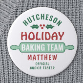 Weihnachtsgebäck Team Weihnachts-Cookie Party Nied Button