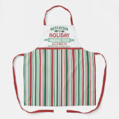 Weihnachtsgebäck Team Weihnachtskekse Party gestri Schürze (Vorderseite)