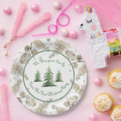 Weihnachtsgebäck, Trim-the-Tree, Familienname, Pappteller (Party)