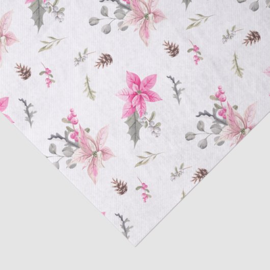 Weihnachtsgebäck und Blume im Wasser Seidenpapier (Detail)