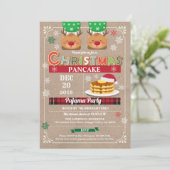 Weihnachtsgebäck und Party Kindergeburtstag Einladung (Stehend Vorderseite)