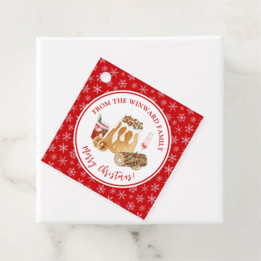 Weihnachtsgebäck Weihnachts Pudding Geschenkanhänger (Beispiel)