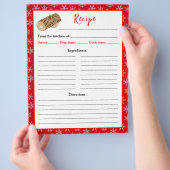 Weihnachtsgebäck Weihnachts Weihnachten Rezept Sei Flyer (Hand)