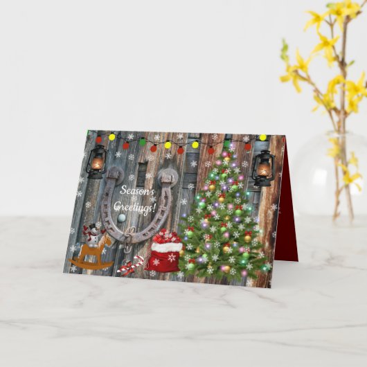 Weihnachtsgebäck Weihnachtsbaum Geschenke Karte (Gelbe Blume)