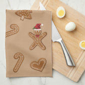Weihnachtsgebäck Weihnachtsgebäck Formen Geschirrtuch (Viertel Falte)