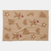 Weihnachtsgebäck Weihnachtsgebäck Formen Geschirrtuch (Horizontal)
