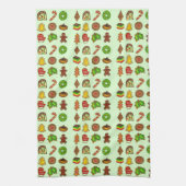 Weihnachtsgebäck Weihnachtsgebäck Tausch Bäckerei Geschirrtuch (Vertikal)