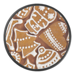 Weihnachtsgebäck Weihnachtskekse Eishockey Puck