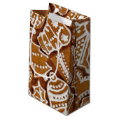 Weihnachtsgebäck Weihnachtskekse Kleine Geschenktüte (Rückseite Schrägansicht)