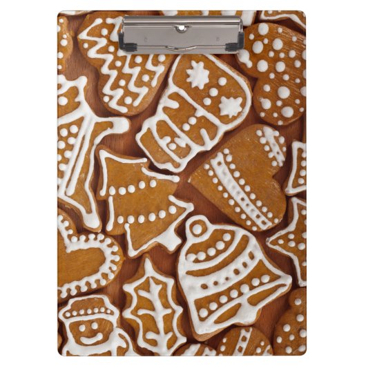 Weihnachtsgebäck Weihnachtskekse Klemmbrett (Vorderseite)