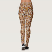 Weihnachtsgebäck Weihnachtskekse Leggings (Rückseite)