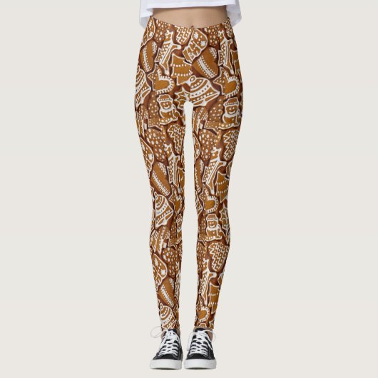 Weihnachtsgebäck Weihnachtskekse Leggings (Vorderseite)