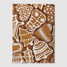 Weihnachtsgebäck Weihnachtskekse Magnetkarte