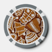 Weihnachtsgebäck Weihnachtskekse Pokerchips (Rückseite)