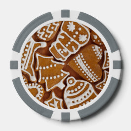 Weihnachtsgebäck Weihnachtskekse Pokerchips