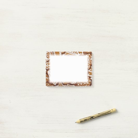 Weihnachtsgebäck Weihnachtskekse Post-it Klebezettel (Auf Schreibtisch)