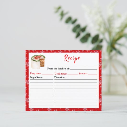 Weihnachtsgebäck Weihnachtskuchen Rezept (Stehend Vorderseite)