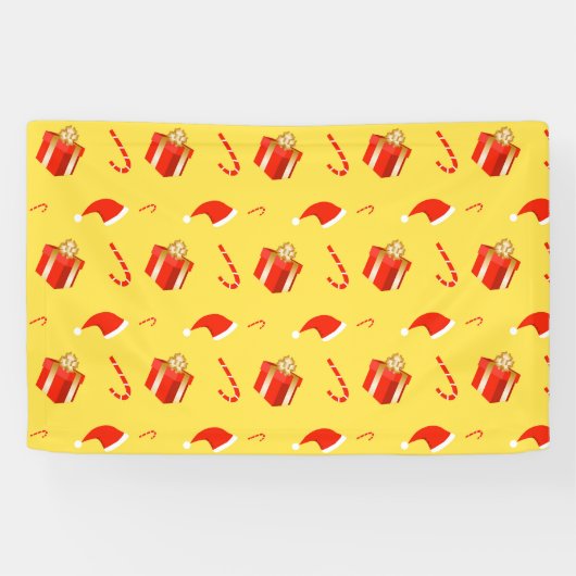 Weihnachtsgebäck Weihnachtsmannmütze Banner (Horizontal)