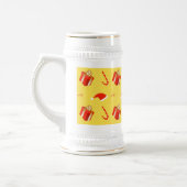 Weihnachtsgebäck Weihnachtsmannmütze Bierglas (Links)