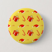 Weihnachtsgebäck Weihnachtsmannmütze Button (Vorderseite)