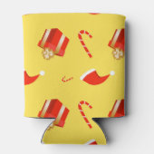 Weihnachtsgebäck Weihnachtsmannmütze Dosenkühler (Rückseite)