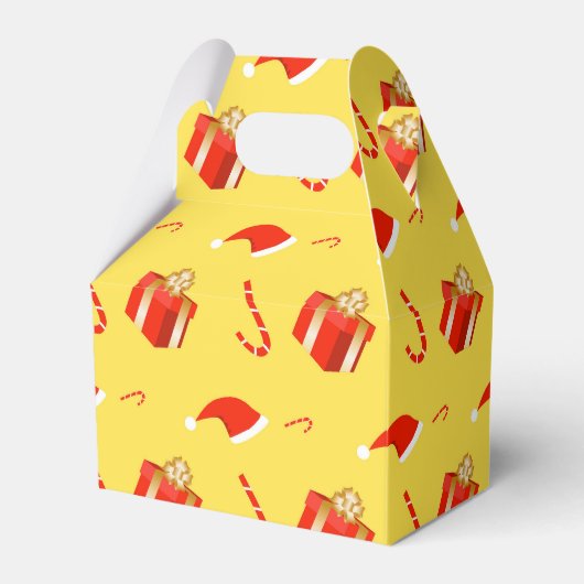 Weihnachtsgebäck Weihnachtsmannmütze Geschenkschachtel (Vorderseite)
