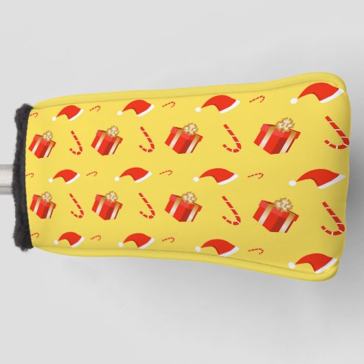 Weihnachtsgebäck Weihnachtsmannmütze Golf Headcover (Vorderseite)