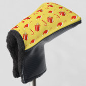 Weihnachtsgebäck Weihnachtsmannmütze Golf Headcover (3/4 Vorderseite)
