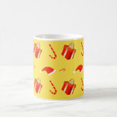 Weihnachtsgebäck Weihnachtsmannmütze Kaffeetasse (Mittel)