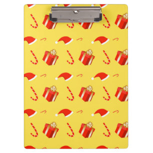 Weihnachtsgebäck Weihnachtsmannmütze Klemmbrett