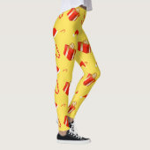 Weihnachtsgebäck Weihnachtsmannmütze Leggings (Rechts)